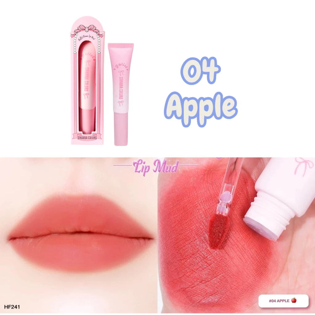 HF241 Sivanna Colors Ballet Dream Lip Mudลิปโบว์ ซีเวนน่า คัลเลอร์ส บัลเล่ต์ ดรีม ลิป มัด